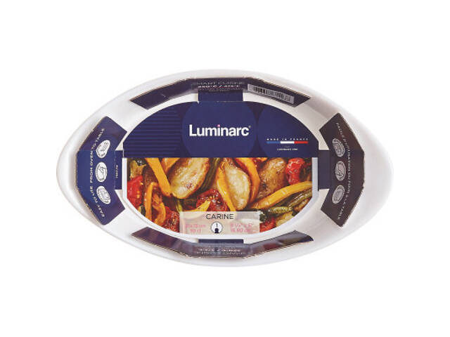 Форма для випічки Luminarc Smart Cuisine Carine овальна 21 х 13 см (P0887) - Фото 4