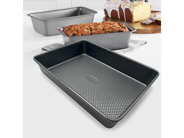 Форма для выпечки прямоугольная Maestro MR-1114-35 35,5x25x4,5 см черная