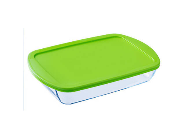 Форма для выпечки Pyrex Cook Store прямокутна з кришкою 40 х 27 х 7 см 4.5 л (240P002/7644) - Фото 1