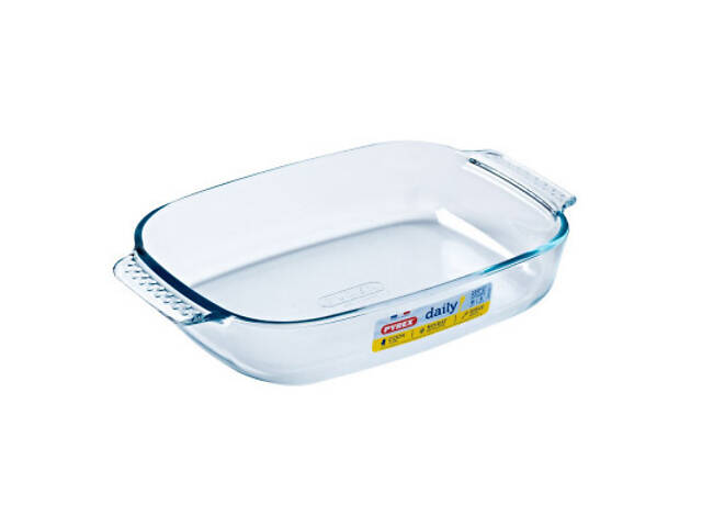 Форма для випічки Pyrex Daily прямокутна 31 х 20 х 6 см 1.8 л (230B000/3646) - Фото 1