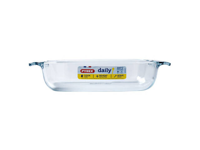 Форма для випічки Pyrex Daily прямокутна 31 х 20 х 6 см 1.8 л (230B000/3646) - Фото 2
