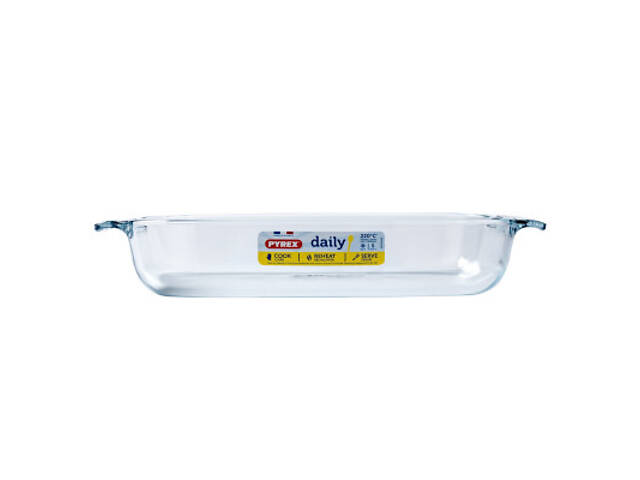 Форма для випічки Pyrex Daily прямокутна 35 х 23 х 6 см 2.7 л (231B000/3646) - Фото 2