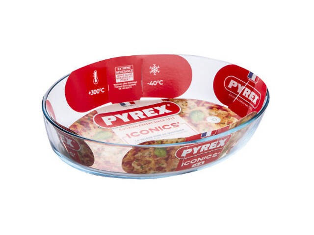 Форма для випічки Pyrex Essentials овальна 30 х 21 х 6 см 2,2 л (345B000/8044) - Фото 2