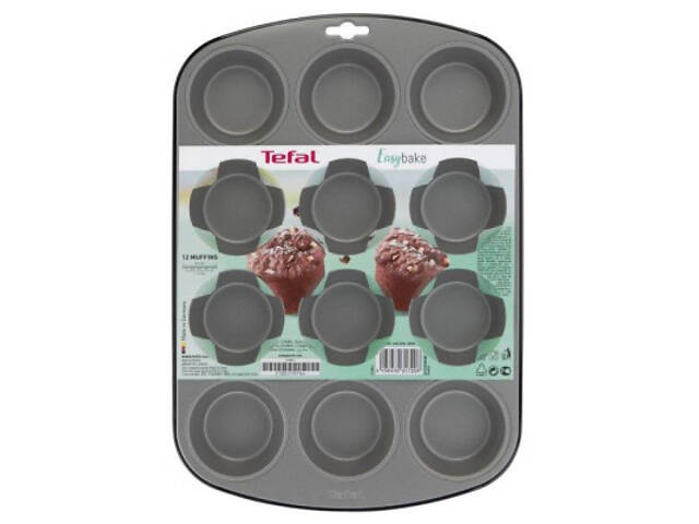 Форма для випічки Tefal Easybake Baking Muffin на 12 шт (J1745074) - Фото 4