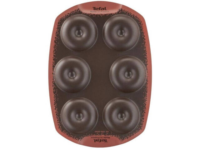 Форма для выпечки Tefal PerfectBake, 6 форм, квадратний, 21х29см, алюміній, коричневий (J5734602) - Фото 3