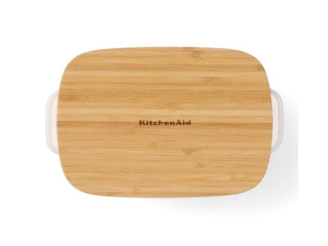 Форма для запікання з кришкою KitchenAid СС006105-001 6,5 х15, 5х26 см 0.9 л кремова - Фото 6