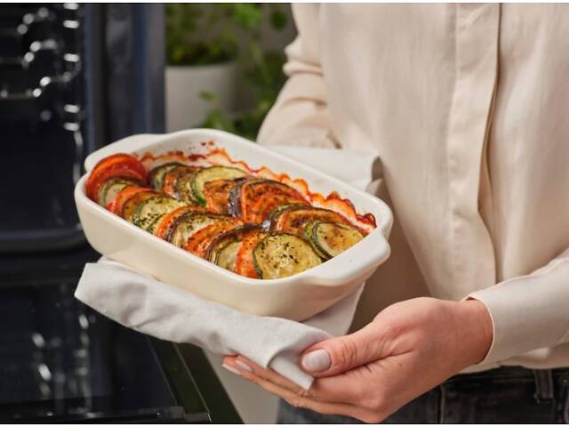 Форма для запекания с крышкой KitchenAid СС006107-001 7,5х19,5х32,8 см 1.9 л кремовая - Фото 3