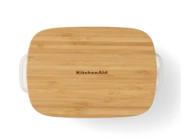 Форма для запікання з кришкою KitchenAid СС007425-001 7,5х19,5х32,8 см 1.9 л фісташкова. - Фото 6