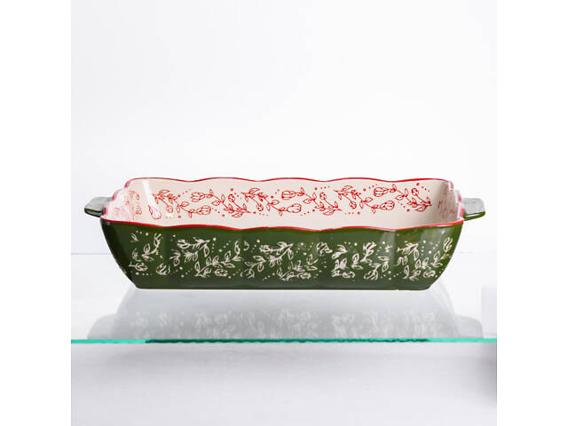 Форма для запікання та сервірування Vintage Прямокутна з ручками HM05-12 - Фото 2