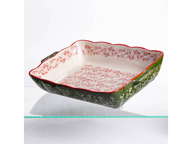 Форма для запікання та сервірування Vintage Прямокутна з ручками HM05-12 - Фото 3