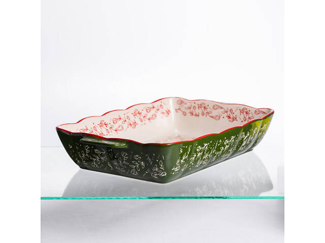 Форма для запікання та сервірування Vintage Прямокутна з ручками HM05-12 - Фото 4