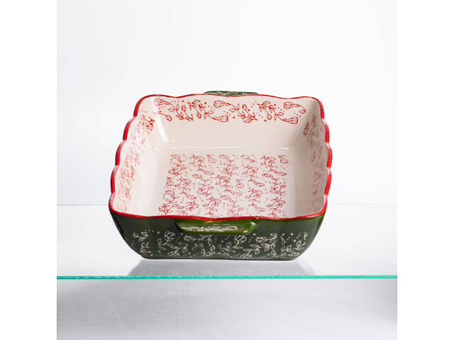 Форма для запікання та сервірування Vintage Прямокутна з ручками HM05-12 - Фото 5