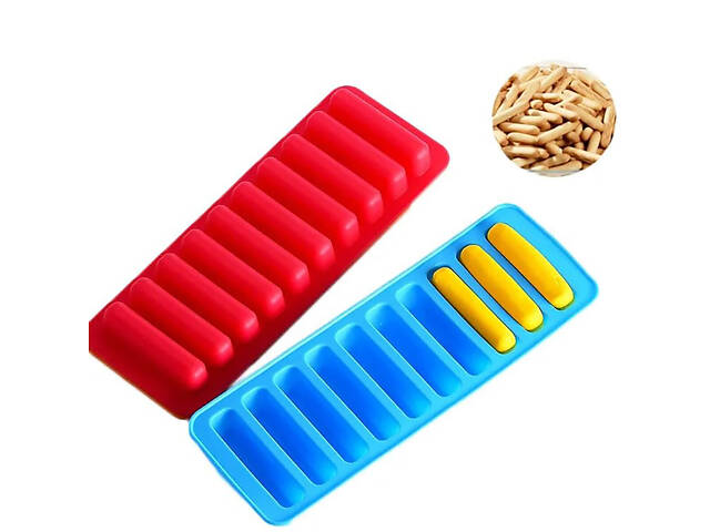 Форма силіконова для льоду та випічки печива Хомка, Дамські Пальчики, батончиків, бісквітів, паличок Савоярді - Фото 4