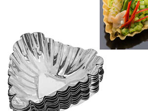 Форми для випікання кошиків кексів і тарталеток у вигляді трикутника (10 шт.)