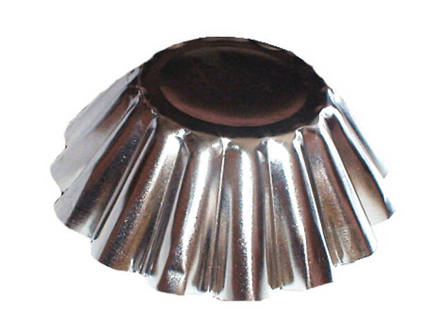 Форми для випікання кошиків кексів та тарталеток Ø верх 9, низ 5.5, висота 3 см (набір з 10 штук) - Фото 3