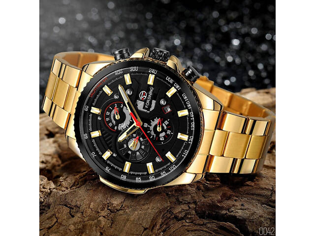 Forsining 6909 Gold-Black - Фото 2
