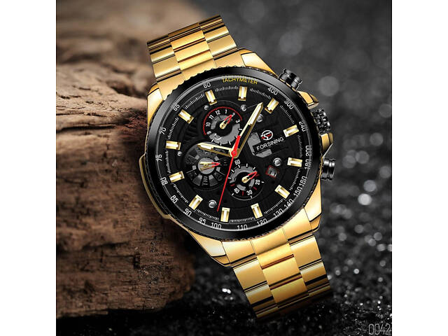 Forsining 6909 Gold-Black - Фото 3
