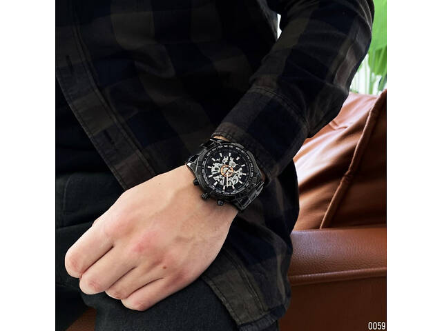 Forsining 8042 All Black - Фото 4