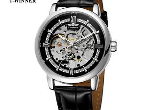 Forsining 8173 Срібно-Чорна Шкіра