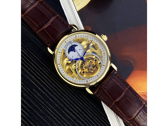 Forsining 8177 Gold-Brown - Фото 5