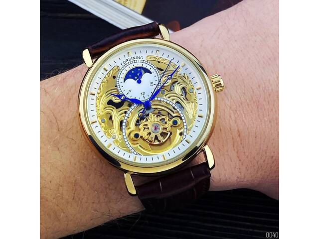 Forsining 8177 Gold-Brown - Фото 7