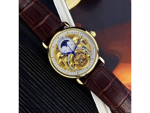 Forsining 8177 Gold-Brown - Фото 8