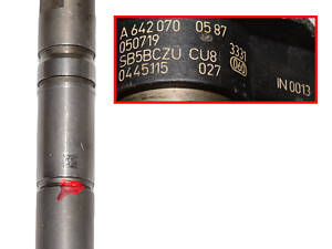 Форсунка дизель Bosch 3.0TDI 24V 0445115027 Mercedes-Benz Sprinter 906 06-18, Mercedes-Benz Vito W639 03-14