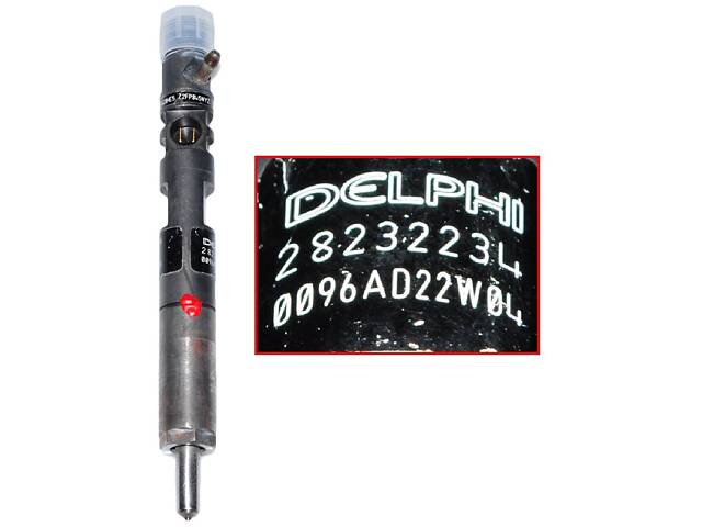 Форсунка дизель Delphi Euro5 1.5DCI 8V 28232234 Renault Megane III 09-16, Renault Kangoo 08-17, Dacia Duster 10-17