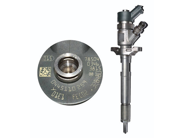 Форсунка дизель Bosch 1.6TDCI 16V Ford Focus II 04-11, Ford C-MAX 02-10 0445110259 (13 53 7 804 978, 1980 J3, 5M5Q 9F593 - Фото 1