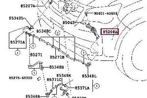 Форсунка омывателя фары 8520860090