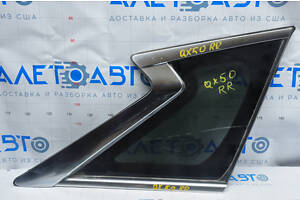 Форточка глухое стекло задняя правая Infiniti QX50 19- царапины на хроме