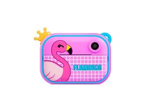 Фотоапарат дитячий камера миттєвого друку Фламінго Full HD фотоапарат дитячий