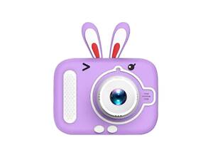 Фотоапарат дитячий міні акумуляторний з USB, цифрова фотокамера Фіолетовий фотоапарат дитячий