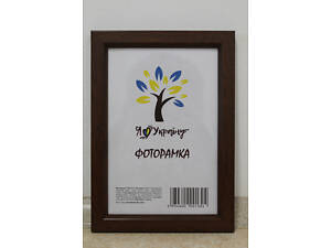 Фоторамка 9х13 см., светло-коричневая без золотой вставки, багет 1511-5120 б\з