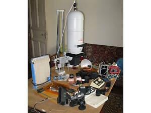 Фотозбільшувач Крокус 4sl та інще фотоприладдя.