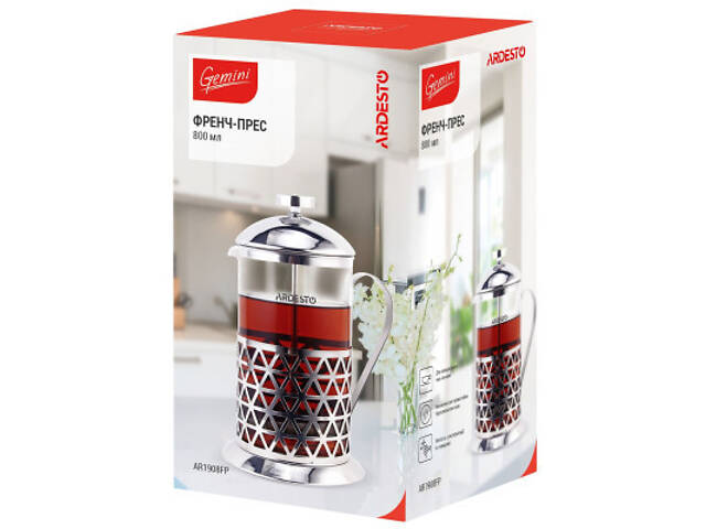 Френч-прес Ardesto Gemini Fasano 800 мл (AR1908FP) - Фото 3