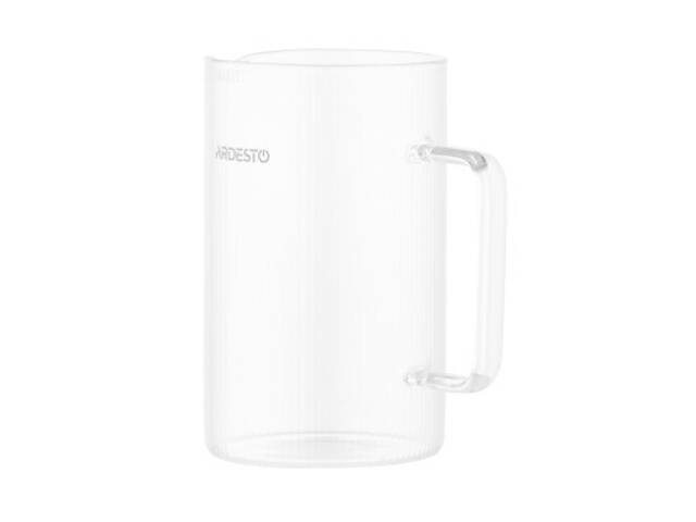 Френч-пресс Ardesto Midori, 800мл, боросилікатне скло, бамбук, прозорий (AR1009WL) - Фото 5