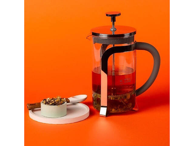 Френч прес Well Done WD-8016B з ручкою soft-touch 600 мл, Френч прес скляний на кухню - Фото 12