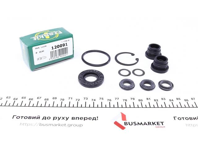 FRENKIT 120091 Ремкомплект циліндра гальмівного (головного) VW Polo 01-09 (d=20,6mm) Lucas - Фото 1