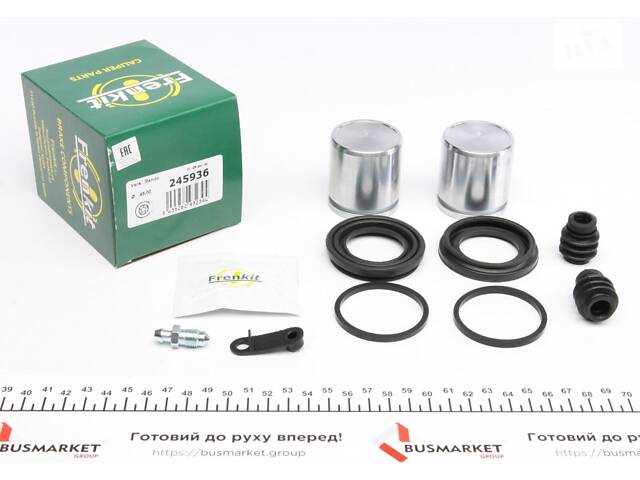 FRENKIT 245936 Ремкомплект суппорта (переднего) Hyundai Santa Fe/Kia Sorento 06- (d=45mm) (+2 поршня) (Mando)