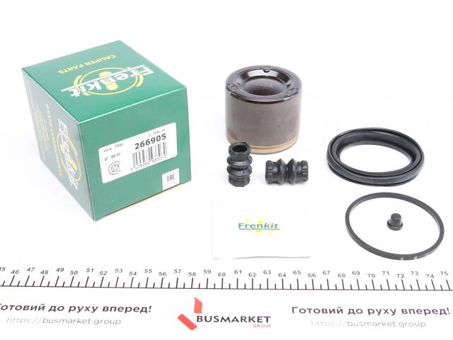 FRENKIT 266905 Ремкомплект супорта (переднього) Jeep Cherokee/Wrangler 06- (d=66mm) (+поршень) (Trw) - Фото 1