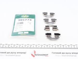 FRENKIT 901773 Планка супорта (заднього) прижимна (к-кт) Renault Scenic III/Megane III 1.2-2.0dCi 08- (Lucas)