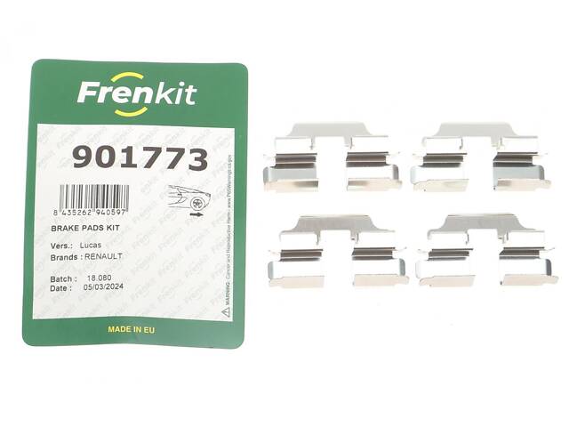 FRENKIT 901773 Планка супорта (заднього) прижимна (к-кт) Renault Scenic III/Megane III 1.2-2.0dCi 08- (Lucas) - Фото 4