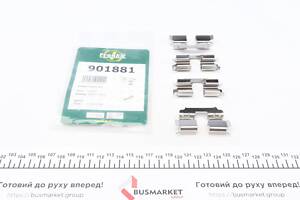 FRENKIT 901881 Планка супорта (заднього) прижимна (к-кт) MB A-class (W176) 12- (Lucas/Trw)