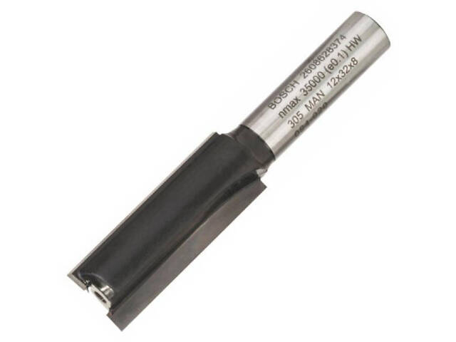 Фреза Bosch Professional пазова з двома лезами, Std, S8, D12, L32 (2.608.628.374) - Фото 1