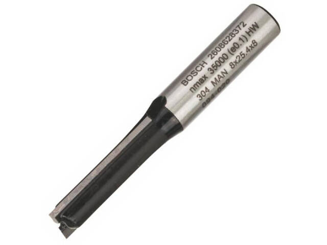 Фреза Bosch Professional пазова з двома лезами, Std, S8, D8, L25.4 (2.608.628.372) - Фото 1