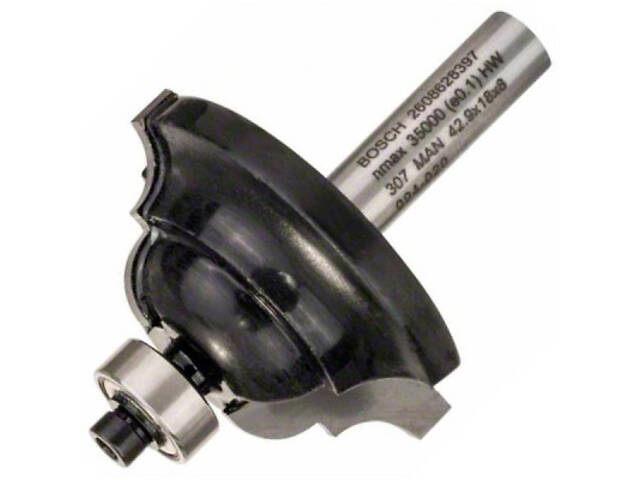 Фреза Bosch Professional профиль, D, Std, S8, R6.3 B15, L18 (2.608.628.397) - Фото 1