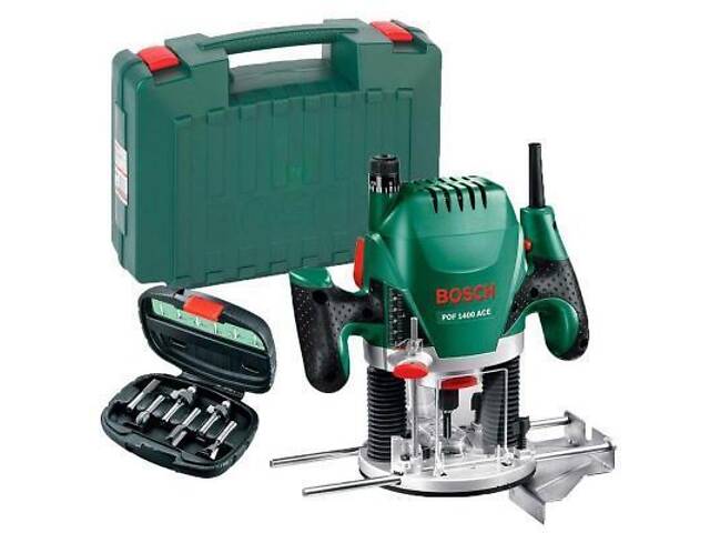 Фрезер Bosch вертикально-фрезерна машина Bosch POF 1400 ACE + набір 6 фрез (0.603.26C.801) - Фото 2