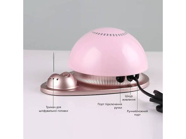 Фрезер для манікюру та педикюру SML M21 Pink - Фото 4