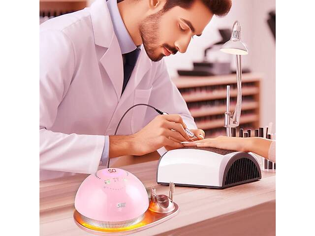 Фрезер для манікюру та педикюру SML M21 Pink - Фото 7